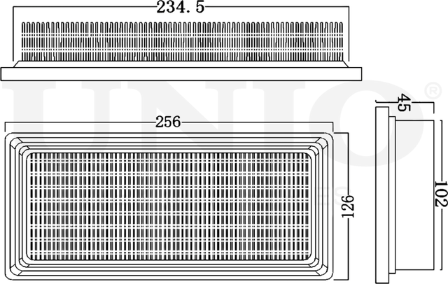 Фильтр воздушный (Unio). Артикул FLT-10171