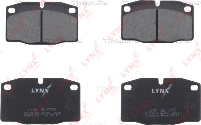 Тормозные колодки LYNXauto передние для Opel Omega A 1986-1989. Артикул BD-5905