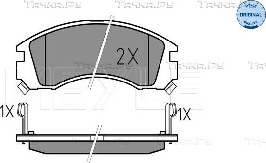 Тормозные колодки Meyle Original передние для Mitsubishi Space Runner II 1999-2000. Артикул 025 213 6315/W