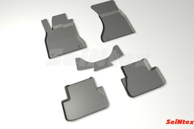 Коврики резиновые Seintex с высоким бортиком для салона Audi A4 (B8) 2007-2011. Артикул 86674