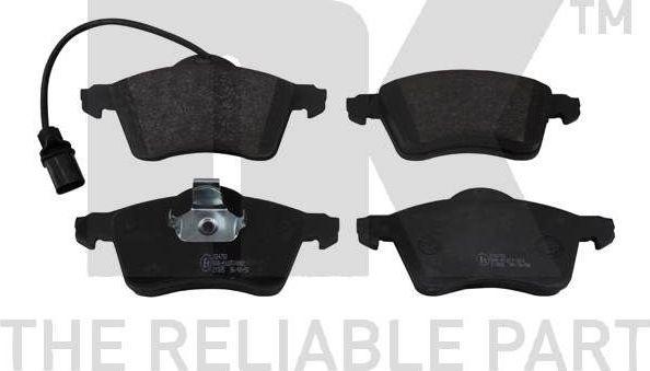 Тормозные колодки NK. Артикул 224750