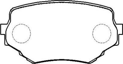 Тормозные колодки HSB. Артикул HP8452