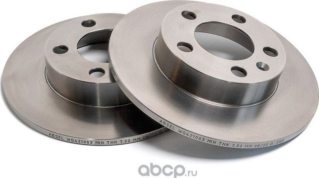 Диск тормозной задний (Absel). Артикул WG421003