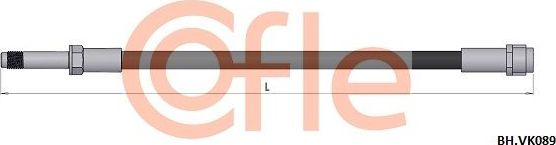 Тормозной шланг Cofle. Артикул 92.BH.VK089