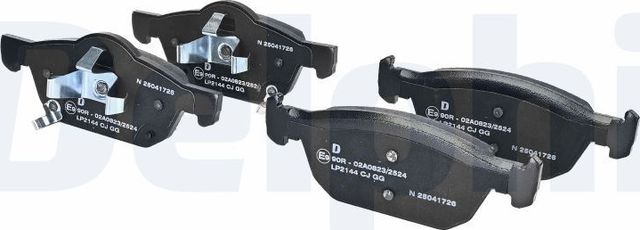 Тормозные колодки Delphi (Low-Metallic). Артикул LP2144