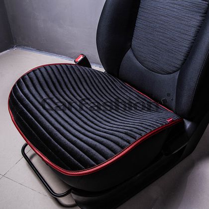 Накидки универсальные CarFashion Monaco Mini на передние сидения авто, цвет Черный/Красный. Артикул 23023