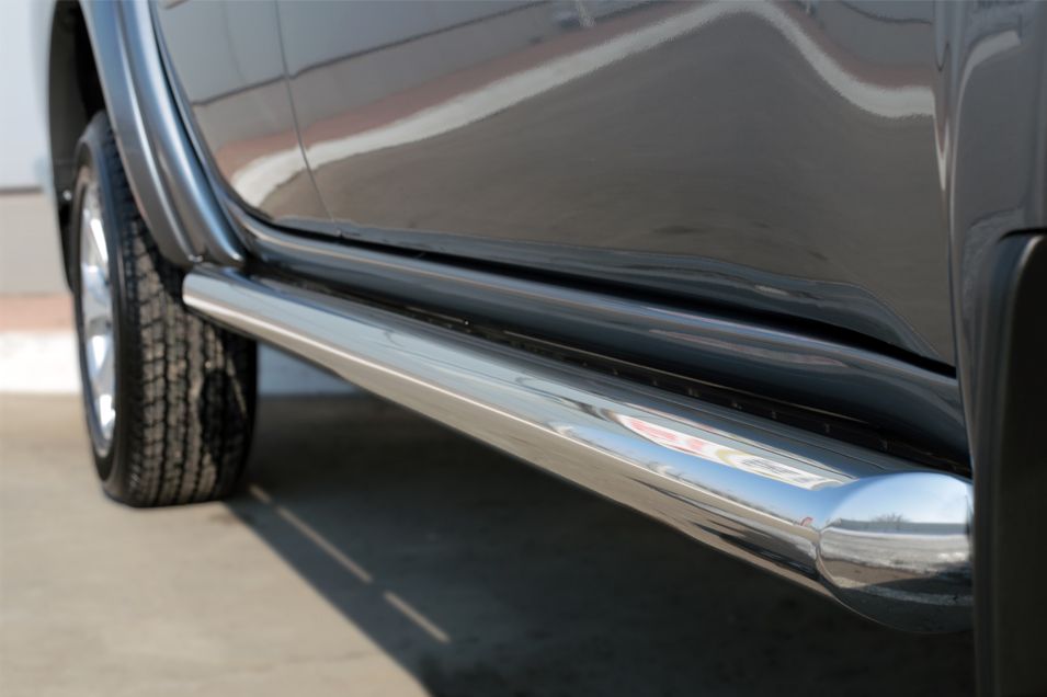 Пороги RusStal d76 (вариант 1) для Mitsubishi L200 IV рестайлинг 2013-2015. Артикул MLT-0020381