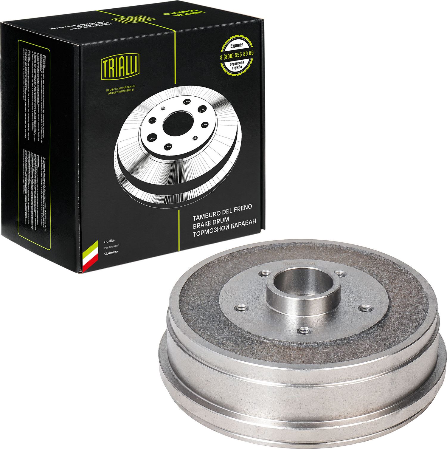Тормозной барабан Trialli. Артикул TF 015133