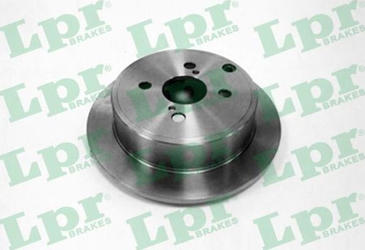 Тормозной диск LPR задний для Toyota Corolla E120, E130 2002-2007. Артикул T2010P