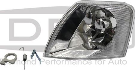 Поворотник (фонарь указателя поворота) DPA левый для Volkswagen Passat B5 1996-2000. Артикул 89530182102
