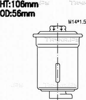 Топливный фильтр JS Asakashi. Артикул FS6200