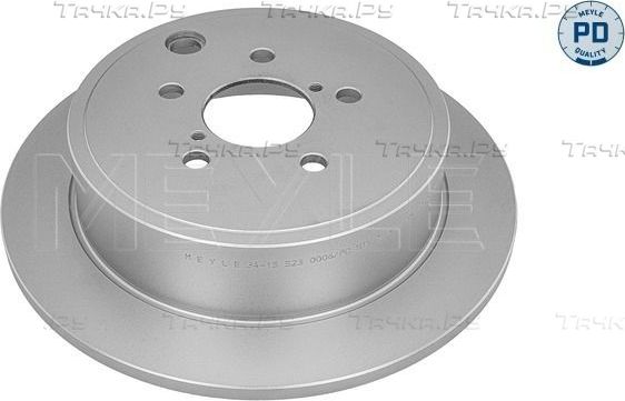 Тормозной диск Meyle PD задний для Subaru Impreza III 2008-2014. Артикул 34-15 523 0006/PD