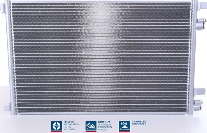 Радиатор кондиционера (конденсатор) Nissens (алюминий). Артикул 94626