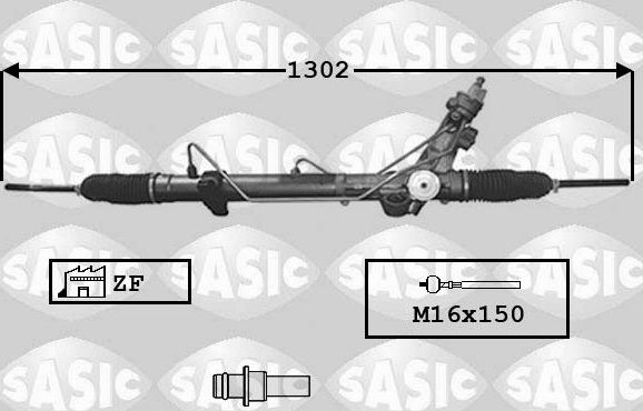 Рулевая рейка Sasic для Mercedes-Benz Vito II (W639) 2003-2014. Артикул 7176042