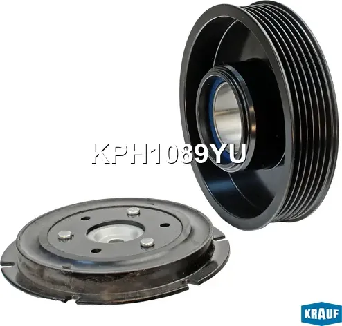 Шкив компрессора кондиционера в сборе (Krauf) Krauf. Артикул KPH1089YU