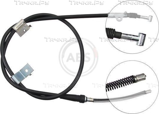 Трос ручника (тросик ручного тормоза) ABS. Артикул K17588