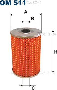 Масляный фильтр Filtron. Артикул OM 511