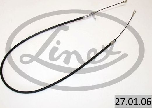 Трос ручника (тросик ручного тормоза) Linex. Артикул 27.01.06