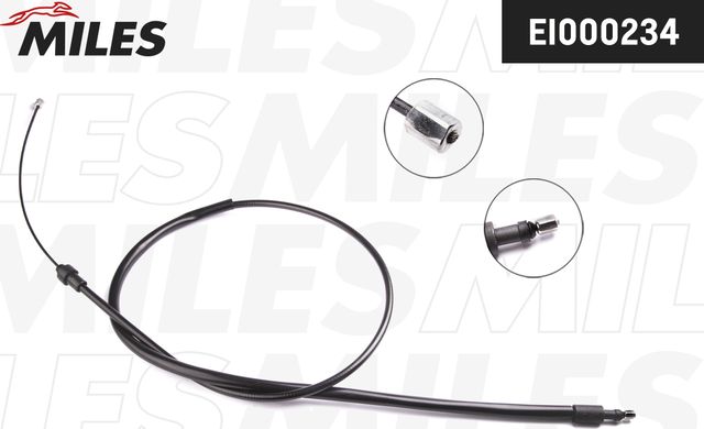 Трос ручника (тросик ручного тормоза) Miles. Артикул EI000234