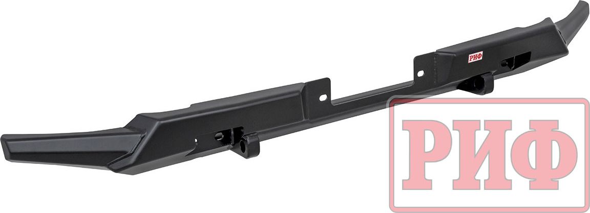 Бампер силовой РИФ передний под площадку для лебёдки для Mitsubishi Pajero Sport III рестайлинг 2021-2026. Артикул RIFPS3-10070S