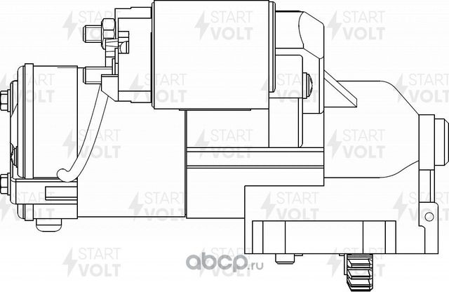 Стартер StartVOLT для Geely Atlas I 2016-2026. Артикул LSt 2731