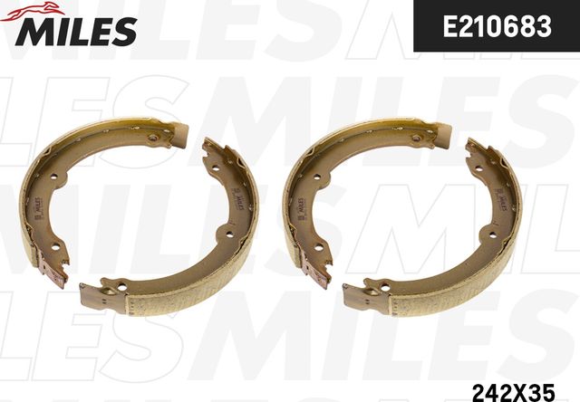 Тормозные колодки (стояночная тормозная система) Miles. Артикул E210683