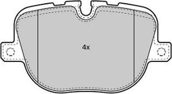 Тормозные колодки Fremax. Артикул FBP-1837