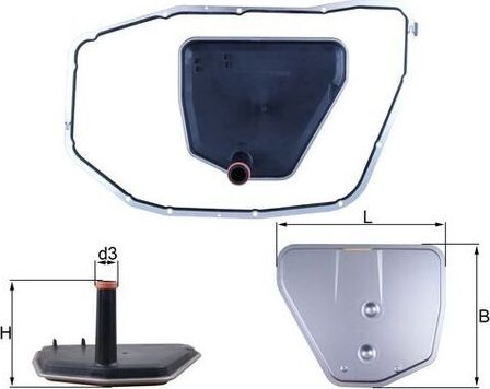 Фильтр АКПП Mahle. Артикул HX 235D1