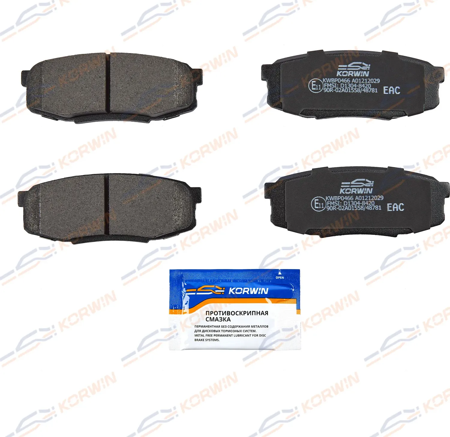 Колодки тормозные зад. Toyota Land Cruiser 200 07-/Tundra (99-13)/Lexus LX 07 (Korwin) Korwin. Артикул KWBP0466