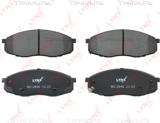 Колодки тормозные передние (Lynxauto). Артикул BD2846
