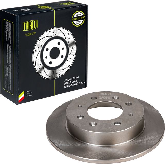 Тормозной диск Trialli задний для Hyundai Coupe I (RD) 1996-2002. Артикул DF 084612