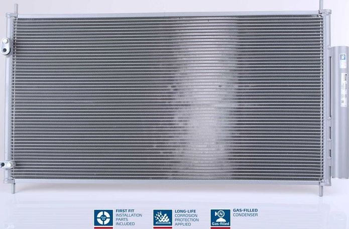 Радиатор кондиционера (конденсатор) Nissens (алюминий). Артикул 940446