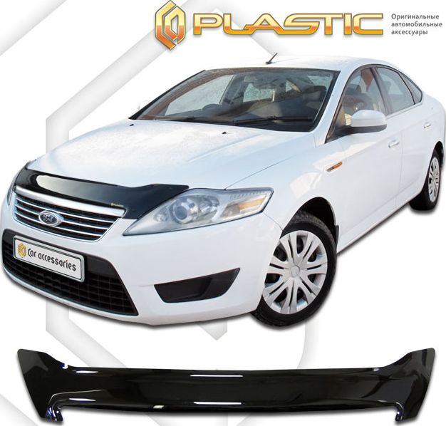 Дефлектор СА Пластик для капота (Classic черный) Ford Mondeo 2007-2009. Артикул 2010010102371