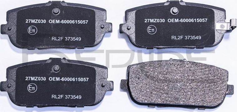 Тормозные колодки RED Line. Артикул 27MZ030