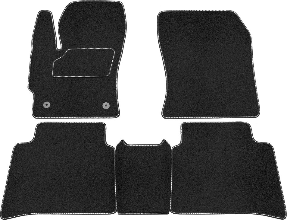 Коврики Rezkon ворсовые Стандарт для салона Toyota Corolla E210 2019-2026. Артикул 2534015300