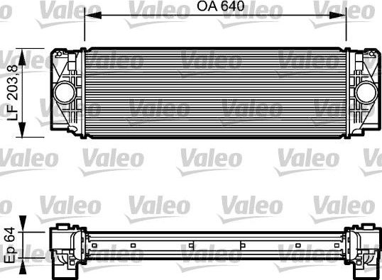 Интеркулер Valeo для Mercedes-Benz Sprinter 906 2006-2013. Артикул 818732