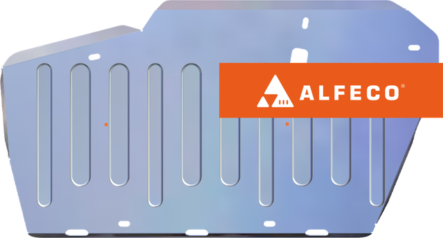 Защита алюминиевая Alfeco для топливных баков MG 6 2020-2026. Артикул ALF.69.04al