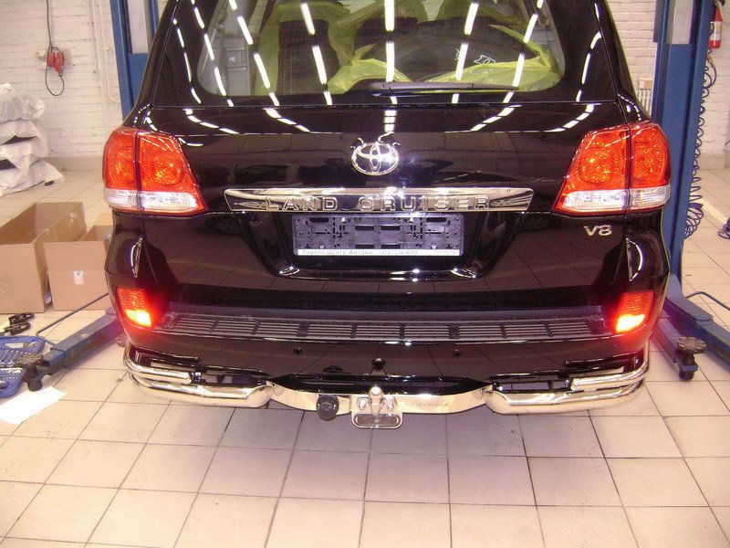 Фаркоп Baltex для Lexus 450d 2015-2026 (с декор. накладкой и фонарем). Фланцевое крепление. Артикул Y-20F