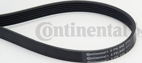 Приводной ремень поликлиновой ContiTech. Артикул 6PK948