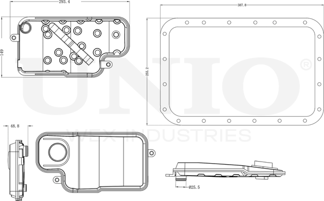 Фильтр АКПП (Unio). Артикул FLT-30010