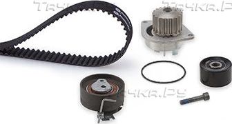 Помпа (водяной насос) с комплектом ремня ГРМ Gates PowerGrip® для Citroen C3 I 2002-2010. Артикул KP15581XS