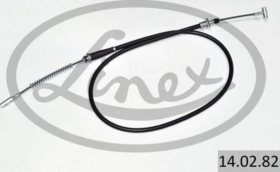 Трос ручника (тросик ручного тормоза) Linex. Артикул 14.02.82