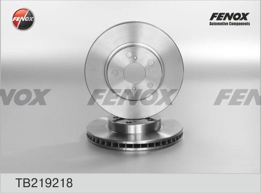 Тормозной диск Fenox передний для Toyota Prius III 2011-2015. Артикул TB219218