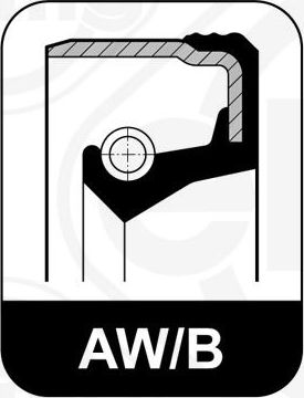 Сальник, уплотнительное кольцо Elring (NBR (бутадиен-нитрильный каучук)). Артикул 817.023