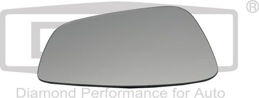 Зеркальное стекло бокового зеркала DPA правое для SEAT Mii 2011-2019. Артикул 88570630802
