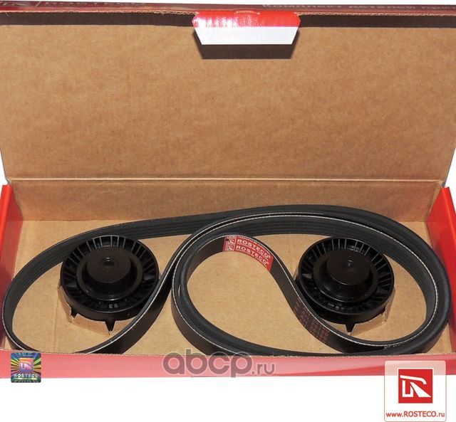 Ремень поликлиновый+ролик (Rosteco). Артикул 20226