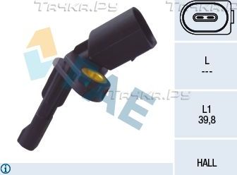 Датчик ABS FAE задний правый для Skoda Yeti I 2009-2017. Артикул 78101