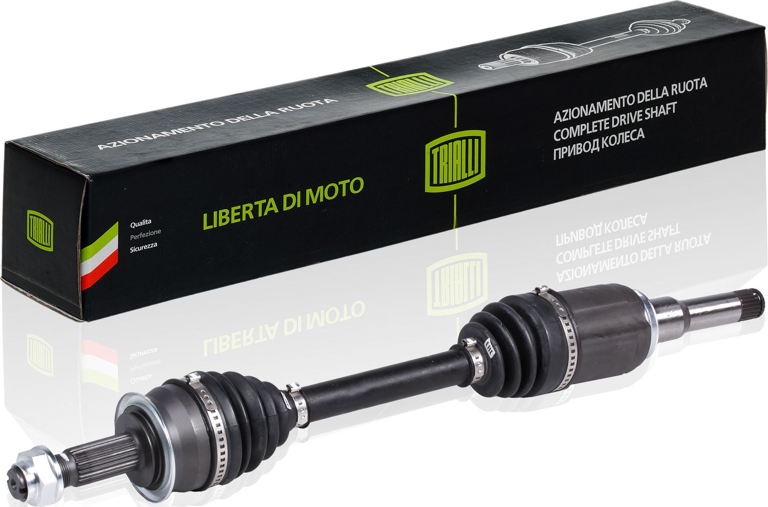 Полуось (привод в сборе, приводной вал) Trialli. Артикул AR 0513