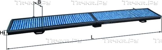 Салонный фильтр Mahle CareMetix® для BMW 1 I (E81/E82/E87/E88) 2004-2012. Артикул LAO 248