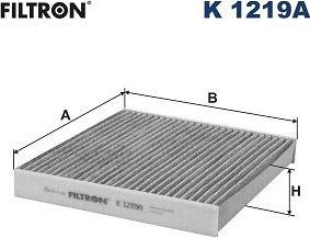 Салонный фильтр Filtron. Артикул K 1219A